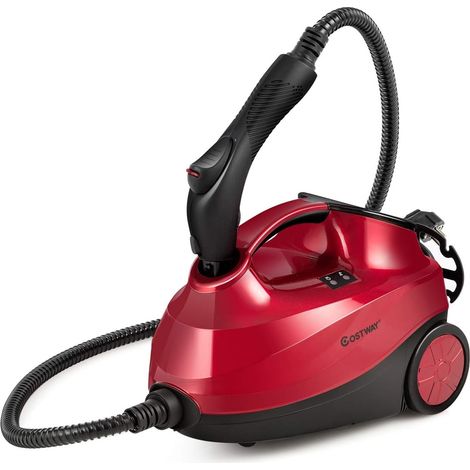 Costway – Nettoyeur vapeur 2000W – Pression 4 bars – Réservoir 1,5L – Vapeur réglable jusqu'à 108°C – 19 accessoires pour nettoyage efficace