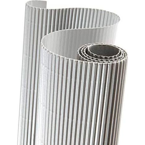 CANSON ROLLO DE CARTÓN ONDULADO 300GR 50X70 CM PLATA -10U-