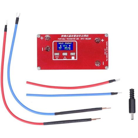 Portable Spot Welding Machine LCD Display Transistor for 18650 Battery 12V Welding Pen Kit (1/4)