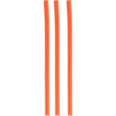 Lot de 3 protections anti-brûlures en silicone pour grilles de four à micro-ondes, couleur orange. (1/5)