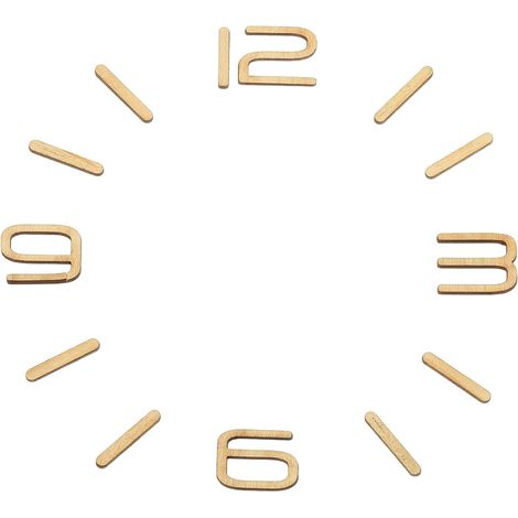 Kit Chiffres Bois pour Horloge 0,9" Accessoires Auto-Adhésifs (1/5)