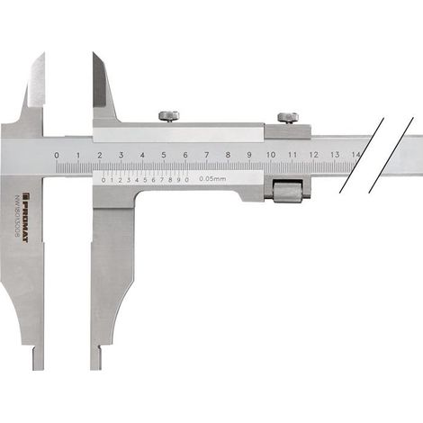 PAC d'atelier DIN 862 1000 mm avec pointes de mesure longueur du bec 150 mm (1/4)