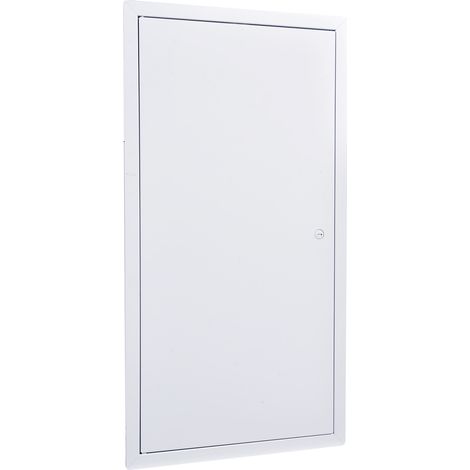 Mophorn Revisionsklappe Trockenbau 642 x 337 mm, Tür aus verzinktem Stahl mit Schlitzverschluss, Wartungsklappe für Deckenmontage (Sanitär & Elektro), Einbaumaß 315 x 620 mm Inspektionsklappe (1/5)