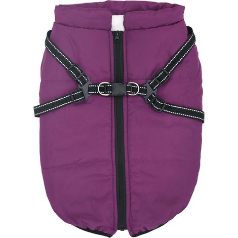 Manteau pour chien Pourpre L48 Fleece et Polyester