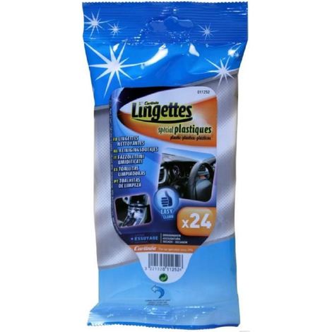 Carlinea 24 Lingettes compatible avec plastiques (1/4)