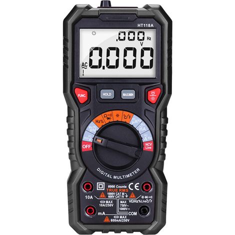 Voltage Tester, Digital Multimeter, Wide Measuring Range, for Laboratory, Electrician, College Classroom, Maintenance Worker (1/4)