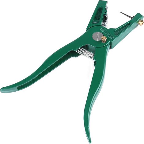 Pince pour boucles auriculaires d'animaux d'élevage avec goupille de rechange pour la pose de boucles auriculaires sur les porcs, les bovins et les ovins