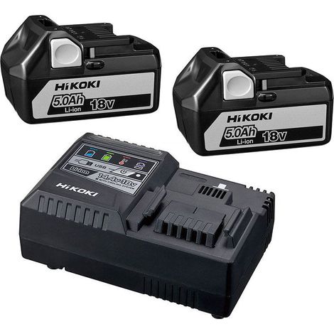 Hikoki UC18YSL3 Pack Batteries Li-Ion 5.0Ah Chargeur Rapide (1/3)