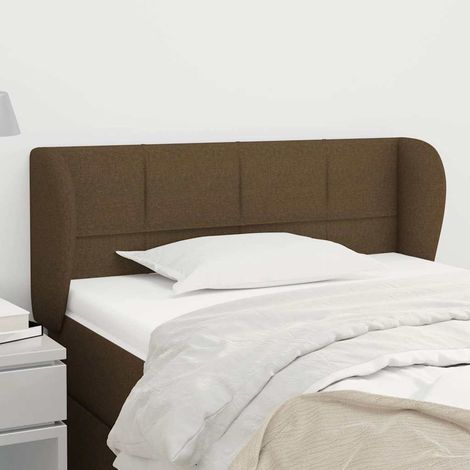 vidaXL Cabecero de tela gris oscuro 103x23x78/88 cm (1/5)