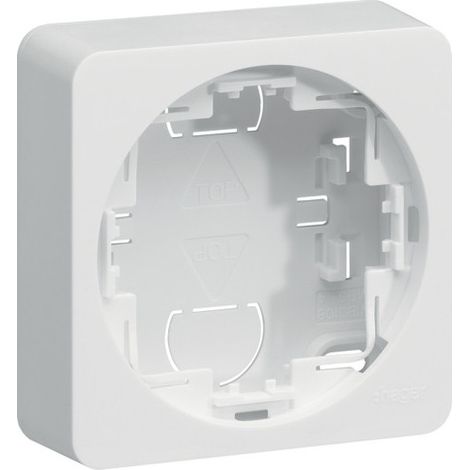 ateha Boîte simple vide associable - HAGER WJA681B (1/3)