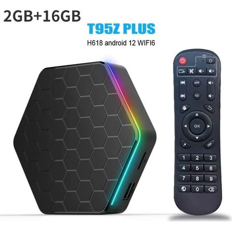 1 Boîtier TV Android 12, processeur H618, 96 Go ROM, Wi-Fi 6, Bluetooth 5.0, décodage 8K (1/5)
