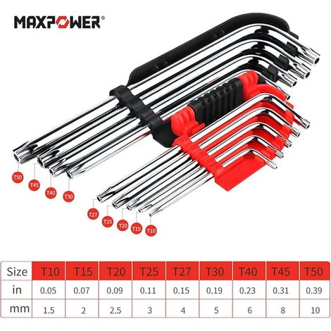 Set Key Torx (1/4)