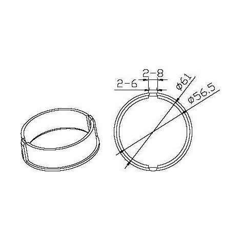 Octogonal 70x1mm CAME YK6116 (1/2)