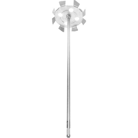 Tête de Mélange pour Marteau Perforateur Électrique en Fer Galvanisé Argenté Coulis et Boue, Réutilisable, Résistante à Déformation, Adaptée aux Chantiers (1/5)