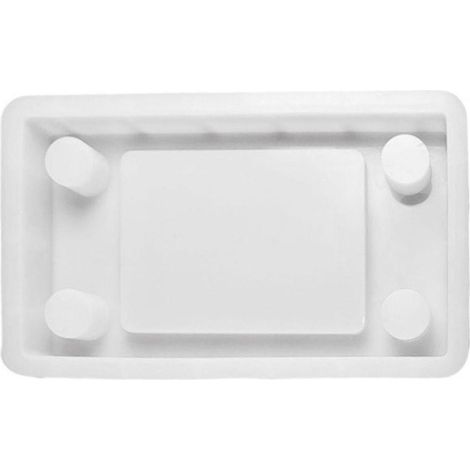 Moules pour socles de bougies piliers à 4 trous, moules rectangulaires pour bougeoirs (1/4)