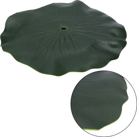 Schwimmende Lotus-Schale für Solarbrunnenpumpe, Teich, Garten, Aquarium [29 cm/11,4 Zoll] [Kunststoff] Brunnenpumpenschale AQUA [AQUA] [AQUA] (1/5)