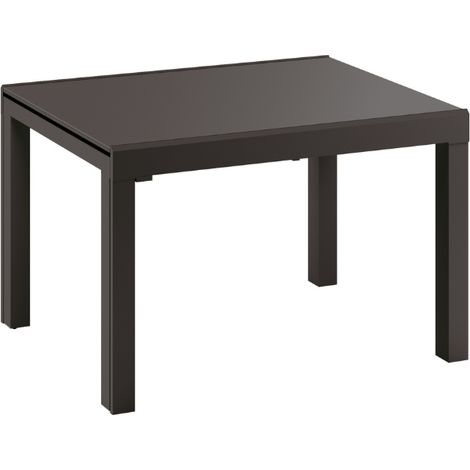 Balmoral,  Tavolo allungabile con top in vetro temperato Grigio (83cm X 120/175/230 /290/350cm H. 75cm)  Duzzle (1/4)