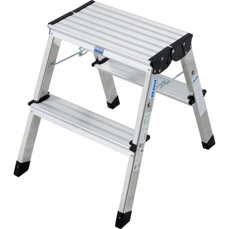 Krause Aluminium Klapptritt MONTO Treppy 2,45 m Rolltritte (1/3)