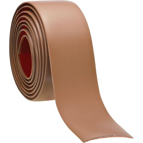Profil De Transition Autoadhésif Pour Sol 5 cm x 6 Mètres Vinyle Plat Diviseur De Revêtement De Sol Pour Jointure Des Interstices Du Sol Transition Moquette Carrelage, Marron (1/5)