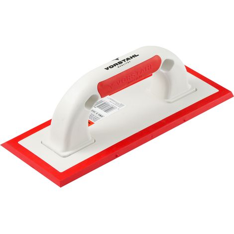 Llana de rejuntado de caucho plástico con mango 250x100mm Vorstahl (1/3)