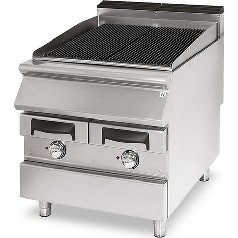 Grillade Électrique, Zone de Cuisson en Fonte, Viande/Poisson 2 Brûleurs - P900 - Virtus