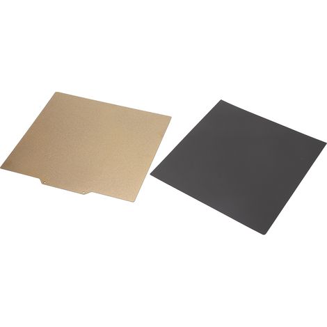Plaque magnétique flexible 3D double face PEI texturé poudré, plateau acier ressort pour imprimante UM2 (1/5)