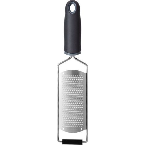 Râpe de cuisine grossière Microplane en acier inoxydable noir (1/4)