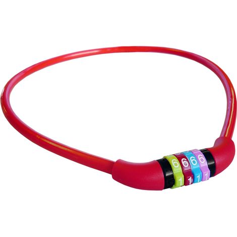 Lucchetto per Bicicletta Antifurto a Combinazione 4 Cifre per Bambini Colore Assortito (1/5)