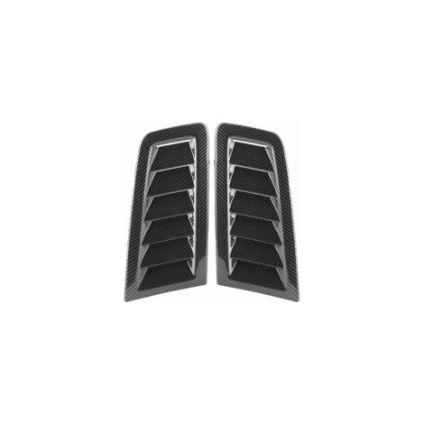 Capot universel pour évents d'air, 2 pièces, pièces extérieures de voiture pour Focus RS MK2, couleur Fiber de carbone (1/5)