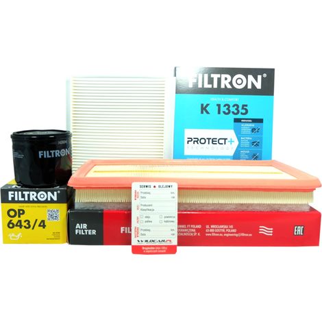 3 Filters Filtron Fiat 500x 1.3 Jeep Compass 1.3 (1/4)