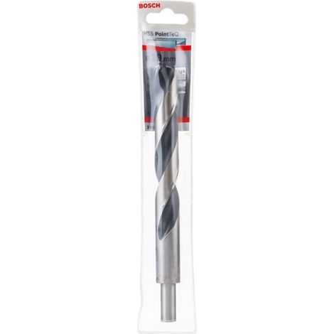 Bosch Metallspiralbohrer-HSS PointTeQ, DIN 338, mit reduziertem Schaft, 19,0 mm