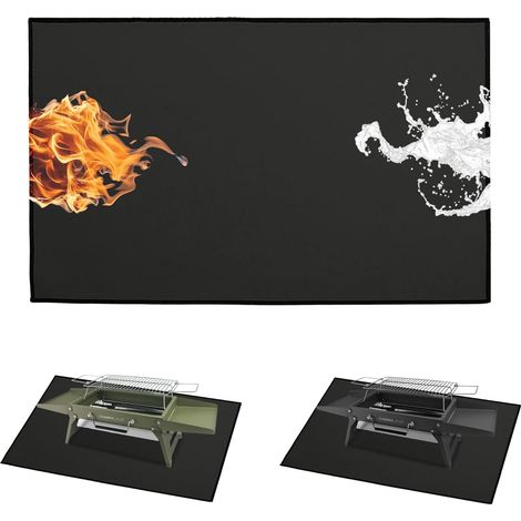 Protection de cuisinière à gaz, réutilisable tapis de cuisinière à gaz pour brûleur, nettoyage rapide de cuisine,165cm×99cm (1/5)