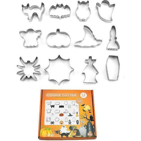 Ensemble de mini emporte-pièces à biscuits 3D, pochoirs à presser pour mini biscuits en fondant, tampons à biscuits réutilisables (1/5)