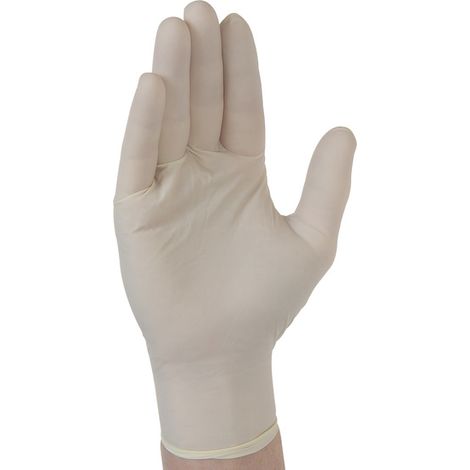 Puderfreie Latexhandschuhe SINGER T.L 8-9 - Packung mit 100 Stück - AUU101089
