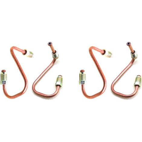 Convient pour 4 conduites hydrauliques de frein avant gauche/droite automobiles 8D0611721F 8D0611722F, compatibles avec BMW B5, Audi A4, Audi A6, BMW S6 Avant Quattro (1/2)