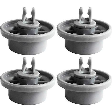 Roulettes Universelles Lave Vaisselle Set de 8 Roues pour Panier Inférieur Compatible Bosch Siemens Neff (1/4)