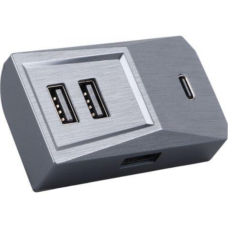 Multiport-USB-Anschlussstation für Tesla Model 3 Y, Handschuhfach-Hub mit stabiler Übertragung, bequemer Austausch, Schnellladefunktion, fahrzeugkompatibel. (1/5)