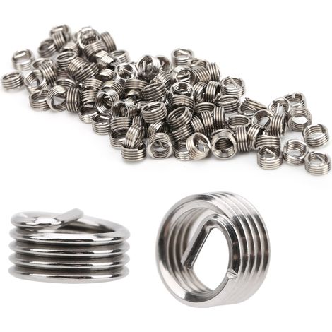 100pcs M50.81D steel wire thread insert, thread protection sleeve, thread repair (1/5)