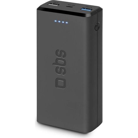 SBS TTBB20000FASTK batería externa Polímero de litio 20000 mAh Negro (1/2)