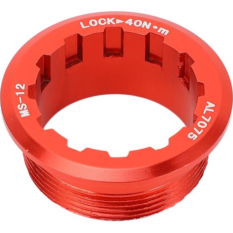 Couvercle de verrouillage de volant moteur en alliage d'aluminium pour volant moteur 12 vitesses M7100 M6100 M8100, rouge (1/5)