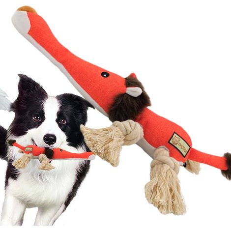 Pet Teething Toy Dog Squeaky Chewing Toys Bite resistant Cotton