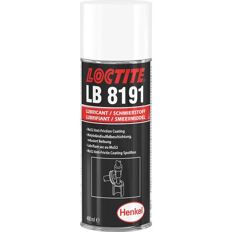 Lubrifiant Sec au MOS2 Loctite 8191 Aérosol 400mL