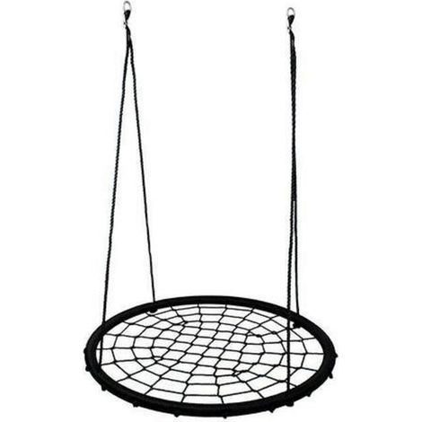 Altalena nido d'uccello per bambini e adulti ( 120cm) - Colore nero