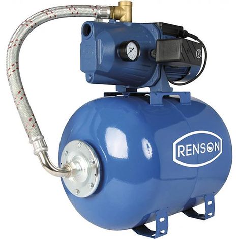 Groupe de surpression 50L – Pompe 0,9kW 230V – Pression jusqu'à 6 bars – Réservoir en EPDM alimentaire (1/3)