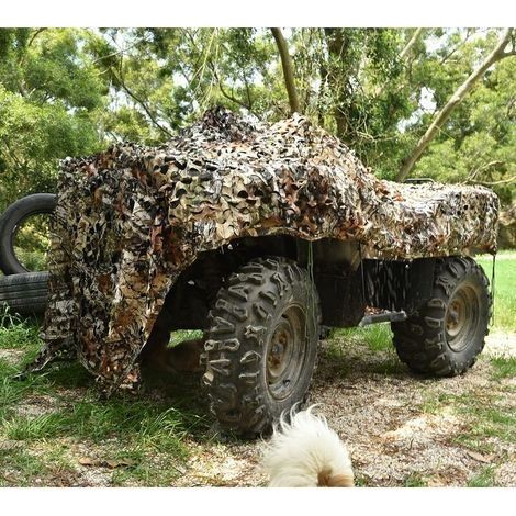 150D Tarnnetz für Jagd, Sonnenschutz, Dekoration, Einzäunung, Partys, 23 m (1/4)