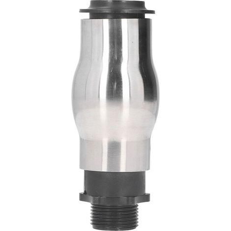 Buse de fontaine en acier inoxydable 304, tête de pulvérisation d'eau G1, filetage mâle, buse de fontaine à jet de mousse pour aménagement paysager de bassin de jardin (1/5)