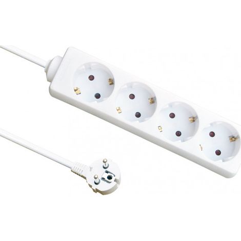Presa multipla 4 prese cavo 3m 3gx1,5mm rame 3500w max