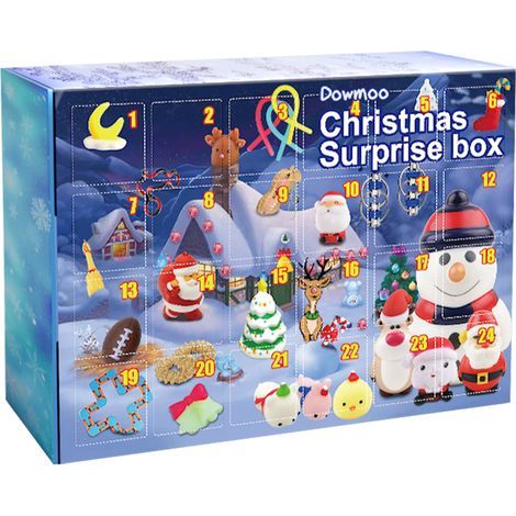 décorations pour calendrier de l'Avent. calendrier de l'Avent surprise de 24 jours. cadeaux de Noël pour garçons et filles