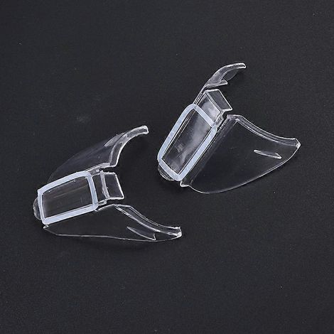 1 paire de lunettes de sécurité universelles transparentes et flexibles avec protections latérales - Lunettes de sécurité non toxiques (1/5)