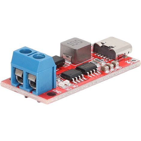 Module de charge pour batterie lithium 3S USB-C vers 12,6 V, carte de charge Boost, entrée CC 3-6 V, rouge, 4 A (1/5)